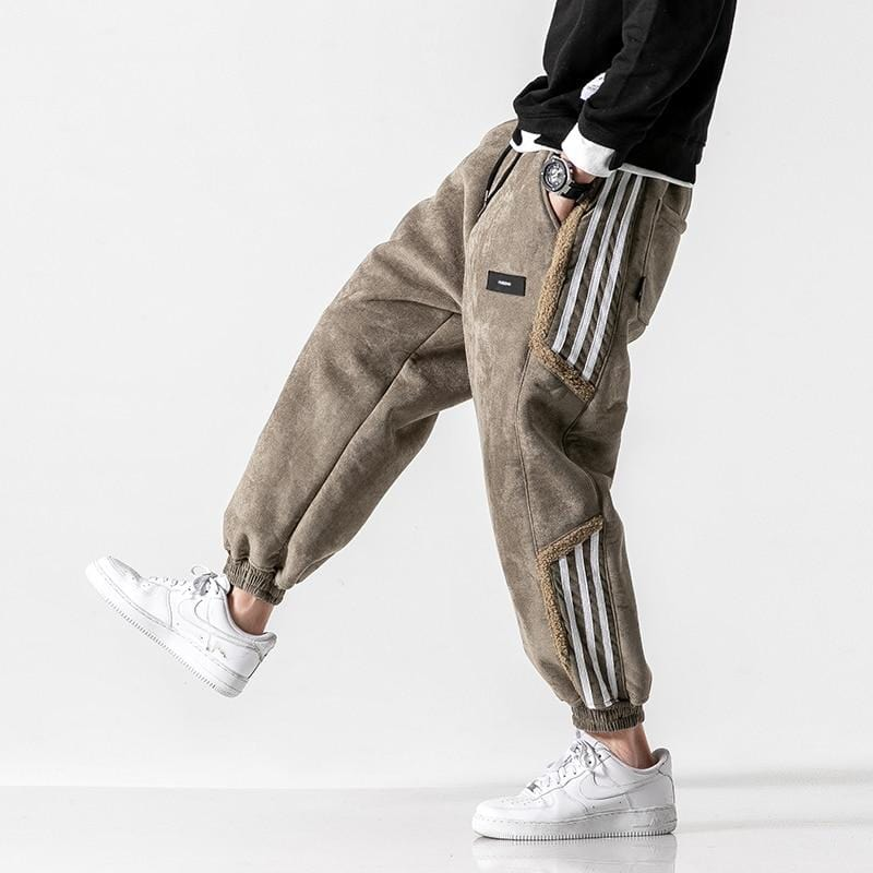 Jogger homme panel streetwear coupe décontractée urbaine