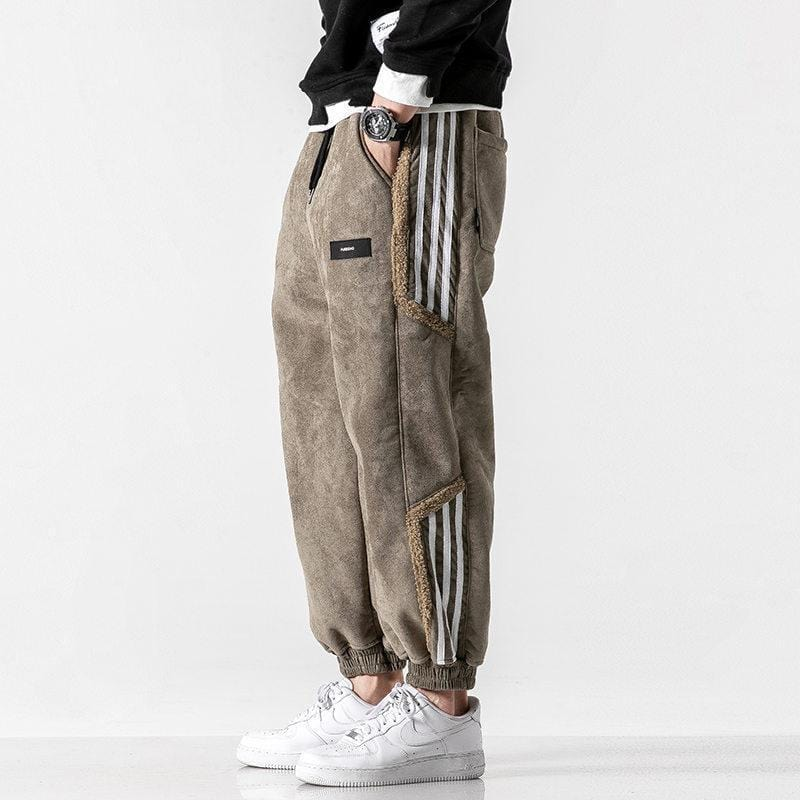 Jogger homme panel streetwear coupe décontractée urbaine