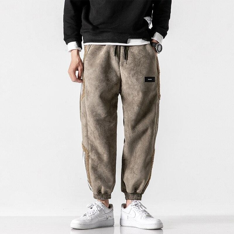 Jogger homme panel streetwear coupe décontractée urbaine