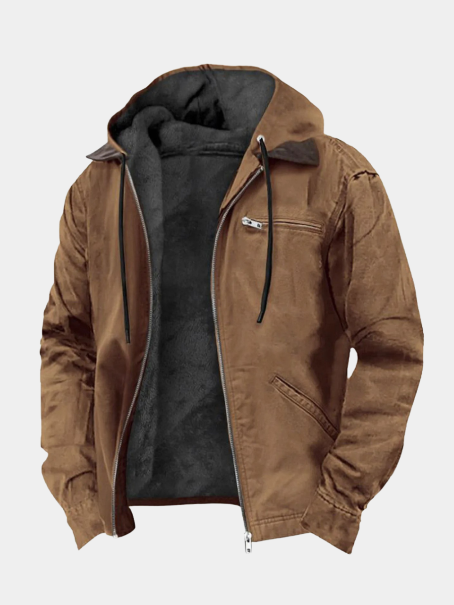 Manteau hiver homme laine matelassé protection grand froid