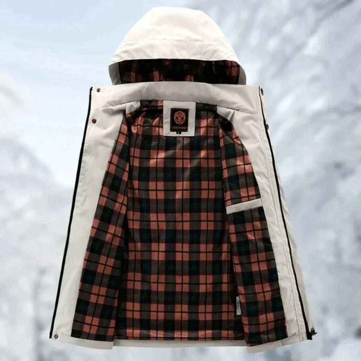 Chaqueta funcional impermeable y cortavientos para hombre, ideal para actividades al aire libre