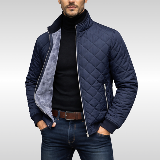 Veste matelassée homme chaleur fiable coupe classique