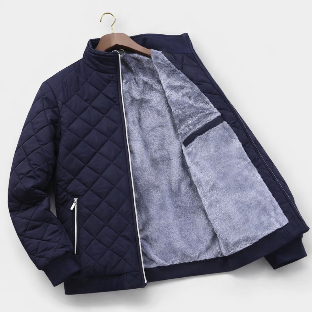 Veste matelassée homme chaleur fiable coupe classique