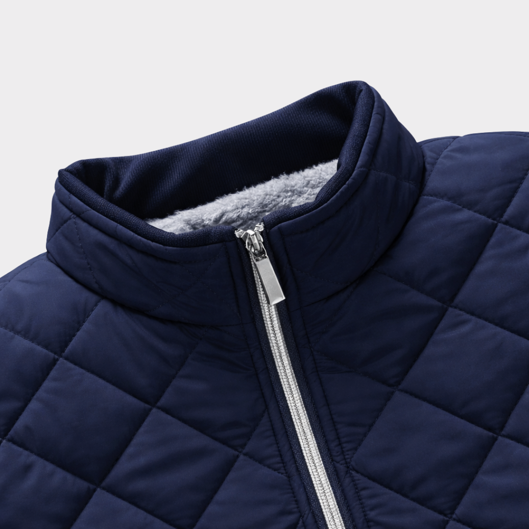 Veste matelassée homme chaleur fiable coupe classique