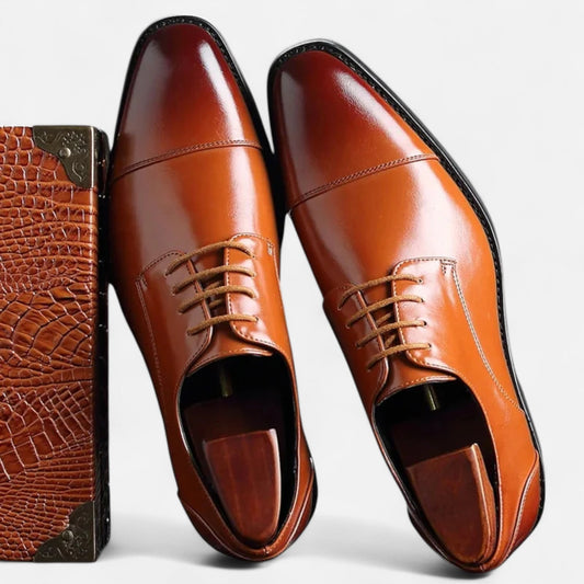 Scarpe Oxford da uomo in pelle premium, eleganza classica