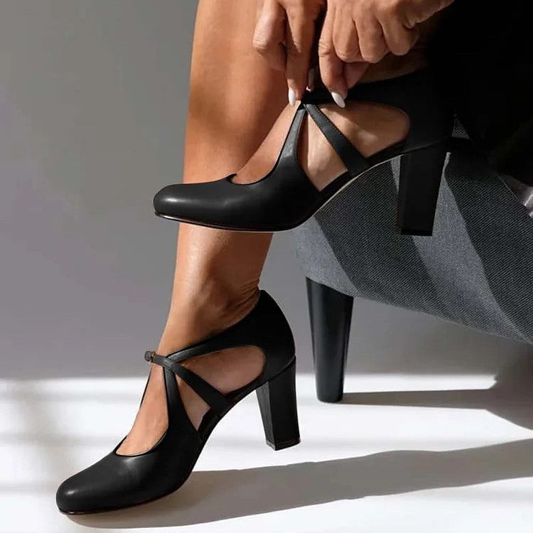 Escarpins femme bride confort talon élégant