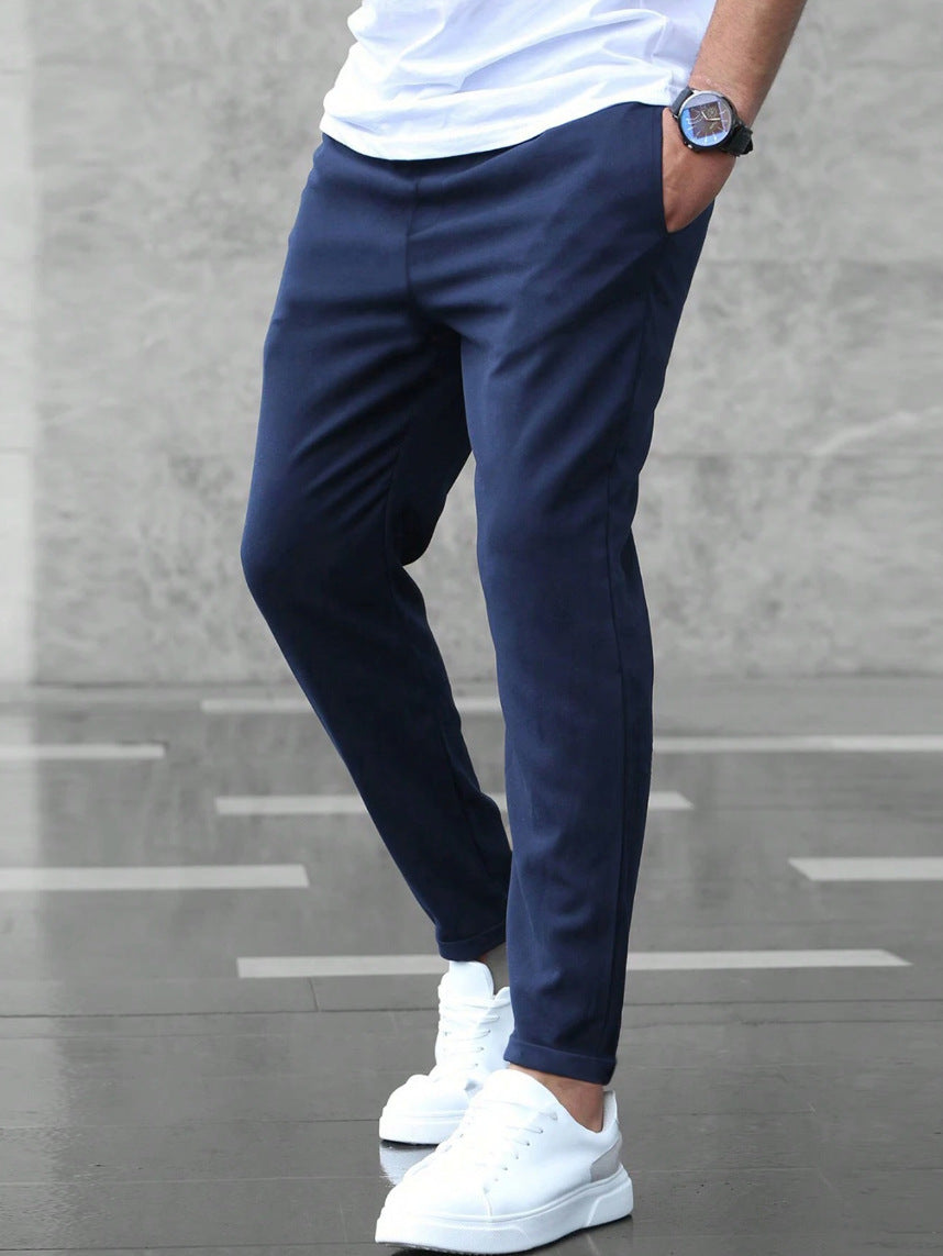 Pantalon homme élastique premium confort et élégance urbaine