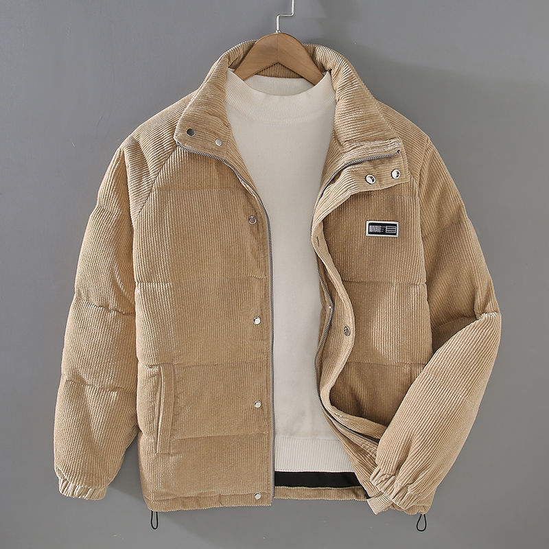 Veste homme velours côtelé coupe soignée automne hiver