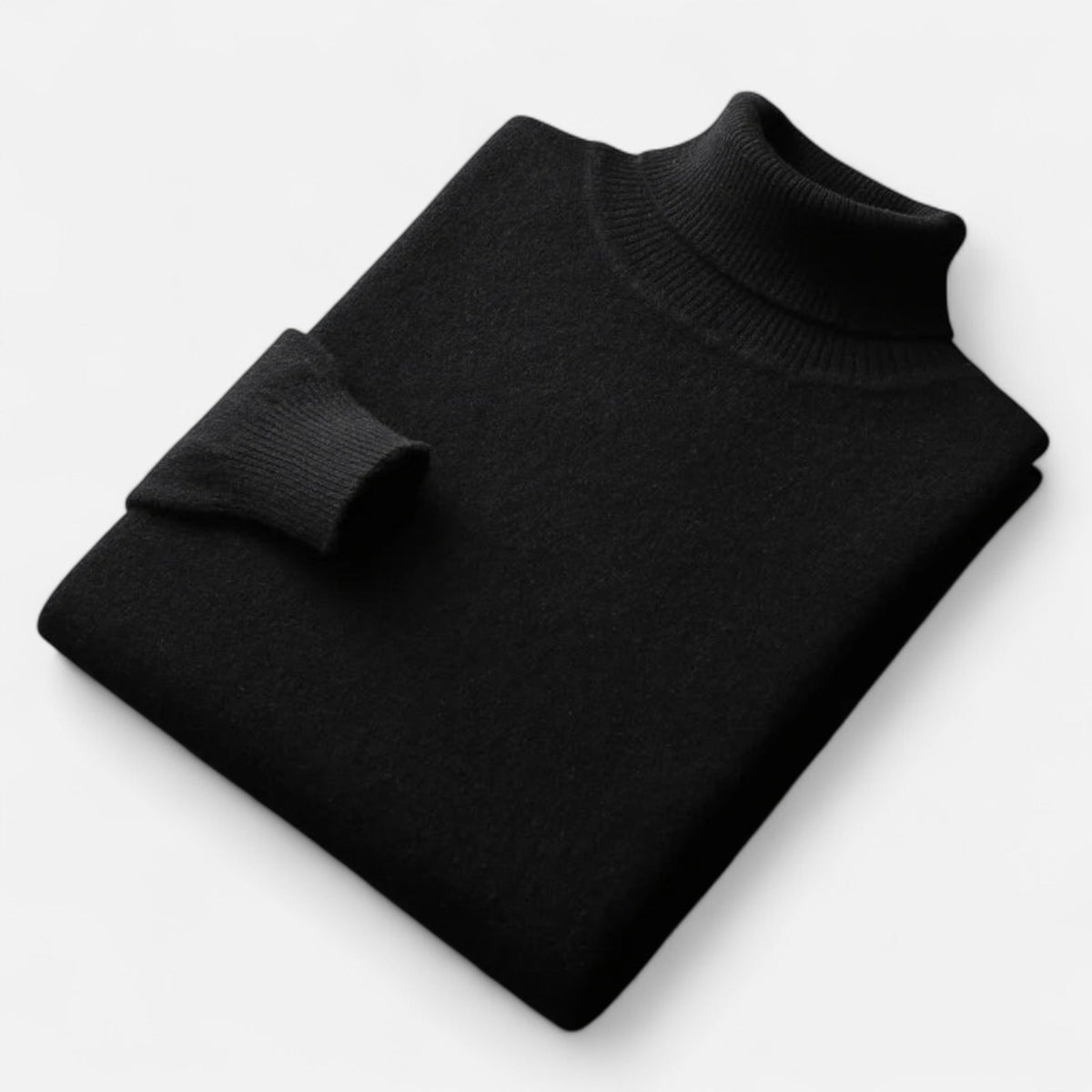 Col roulé homme laine pure artisanale chaleur raffinée hiver