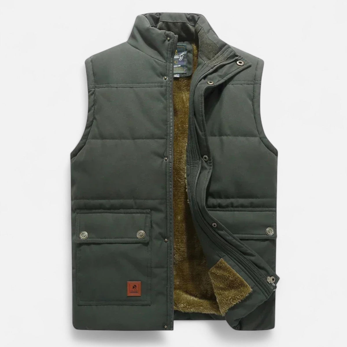 Gilet sans manches homme bodywarmer élégant coupe sobre