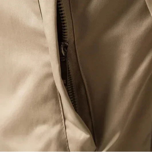 Blouson Bombardier Bords Côtelés Rayés pour Homme
