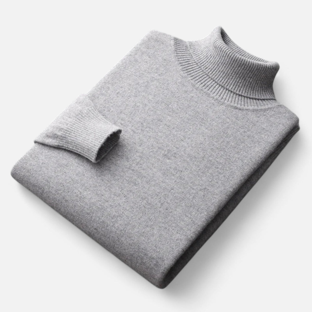 Col roulé homme laine pure artisanale chaleur raffinée hiver