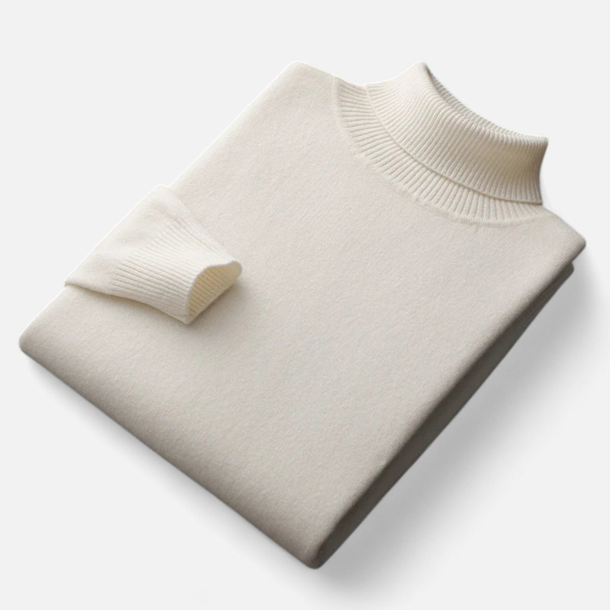 Col roulé homme laine pure artisanale chaleur raffinée hiver