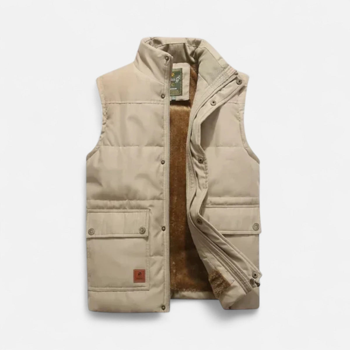 Gilet sans manches homme bodywarmer élégant coupe sobre
