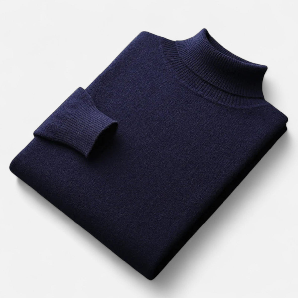 Col roulé homme laine pure artisanale chaleur raffinée hiver