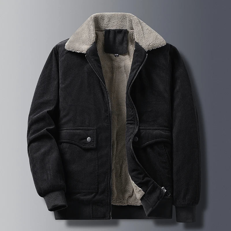 Chaqueta para hombre de corte clásico, estilo de casa de moda refinado