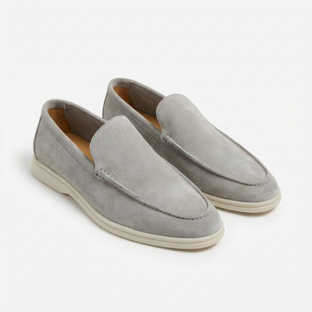 Mocassins Sans Lacets Coutures Apparentes pour Homme