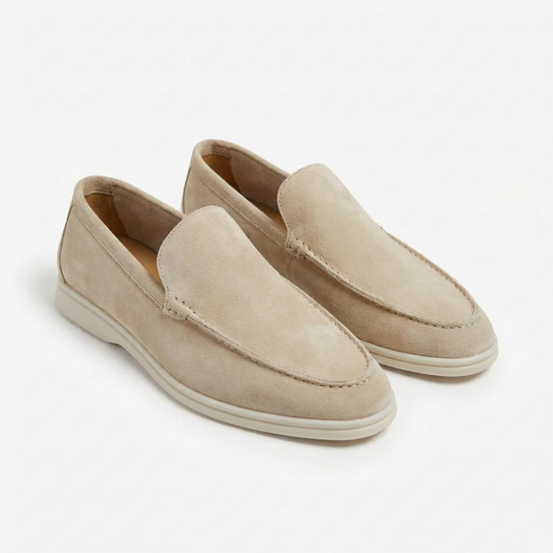 Mocassins Sans Lacets Coutures Apparentes pour Homme