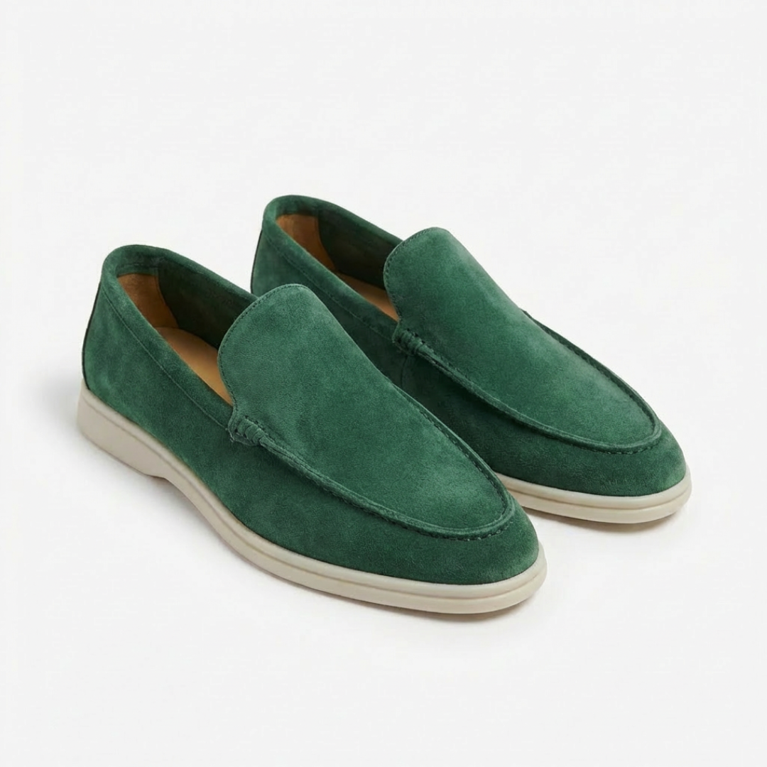 Mocassins Sans Lacets Coutures Apparentes pour Homme