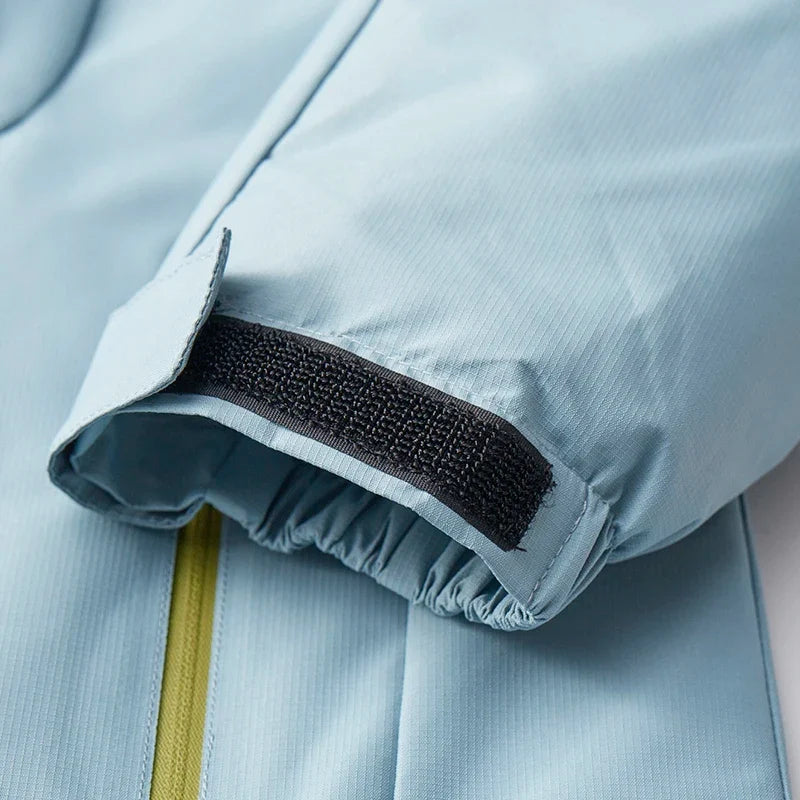 Veste imperméable homme capuche doublure graphène matelassage coton