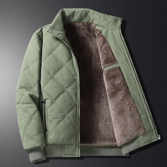 Pánský bomber s lehkým střihem v moderním městském stylu