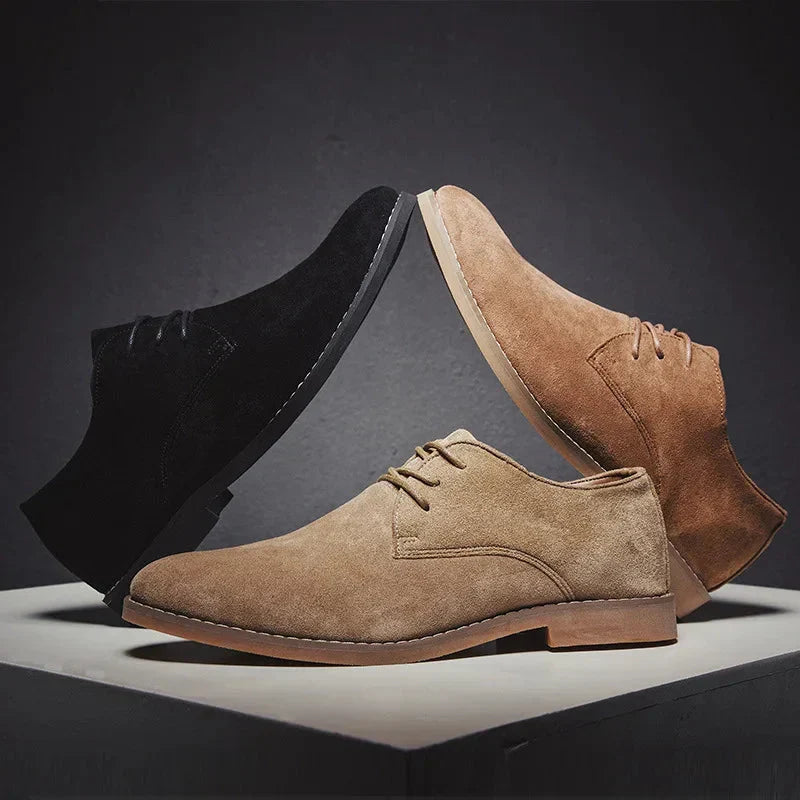 Chaussures oxford homme cuir daim élégant formel bureau