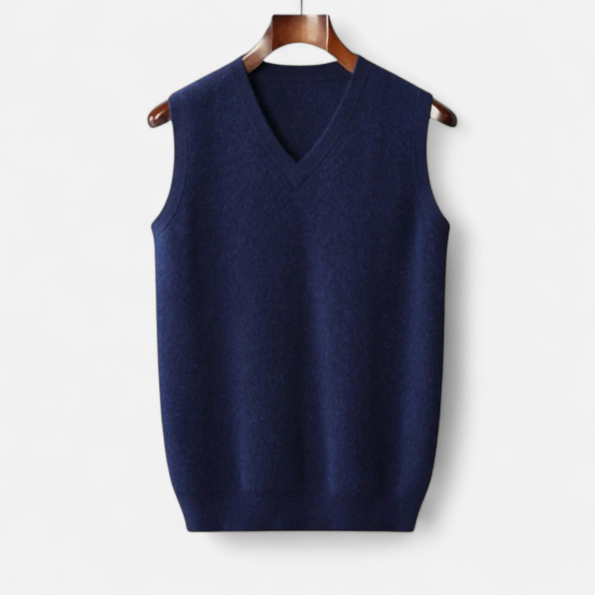 Gilet en Laine Mérinos Col en V pour Homme