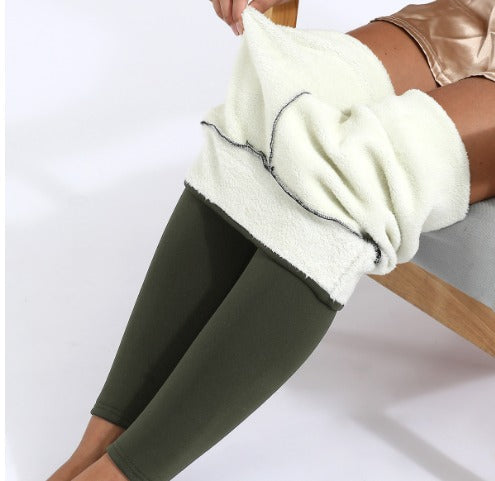 Leggings de mujer con forro polar, cálidos y cómodos para el invierno