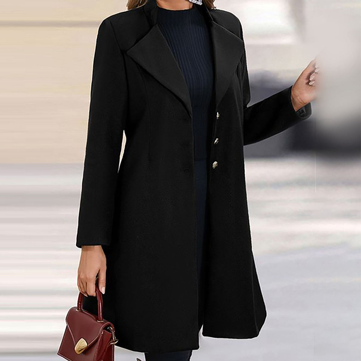 Manteau femme coupe tailleur artisanat italien premium