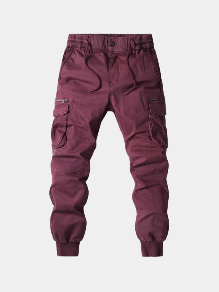Jogger cargo homme utilitaire résistant style épuré