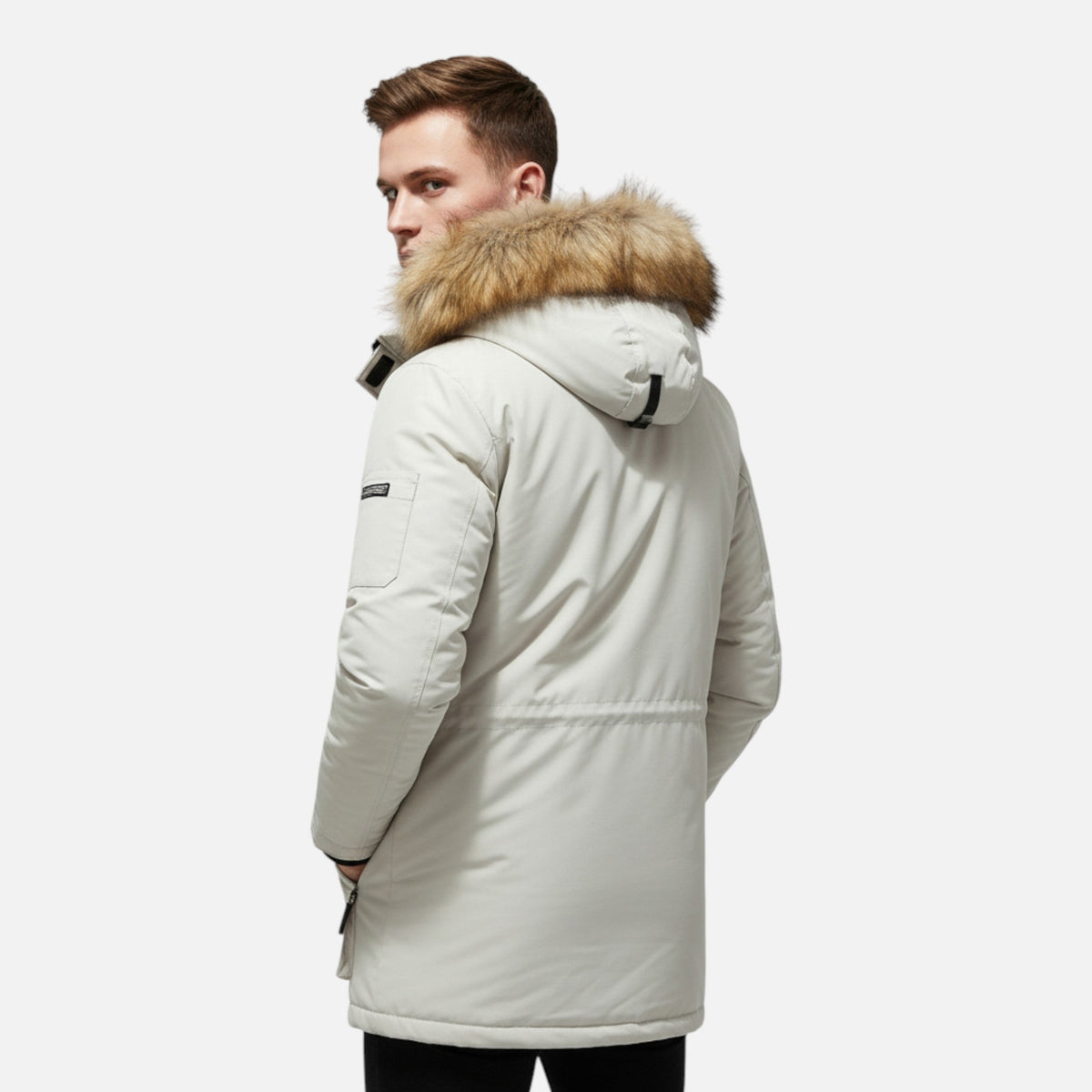 Parka homme duvet hiver capuche doublure polaire Ancienne Monde
