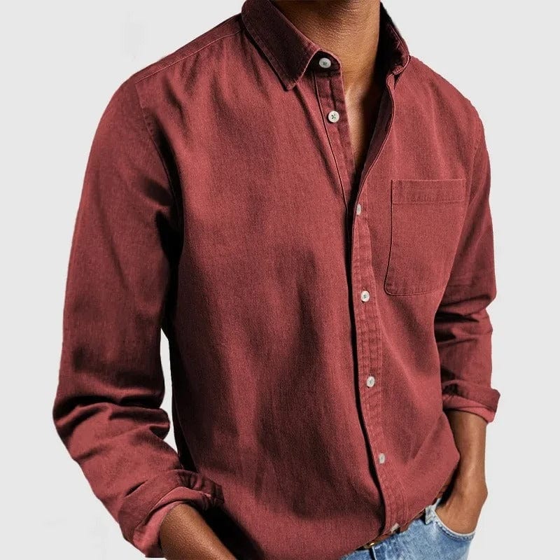 Chemise homme coupe premium casual structure quotidien