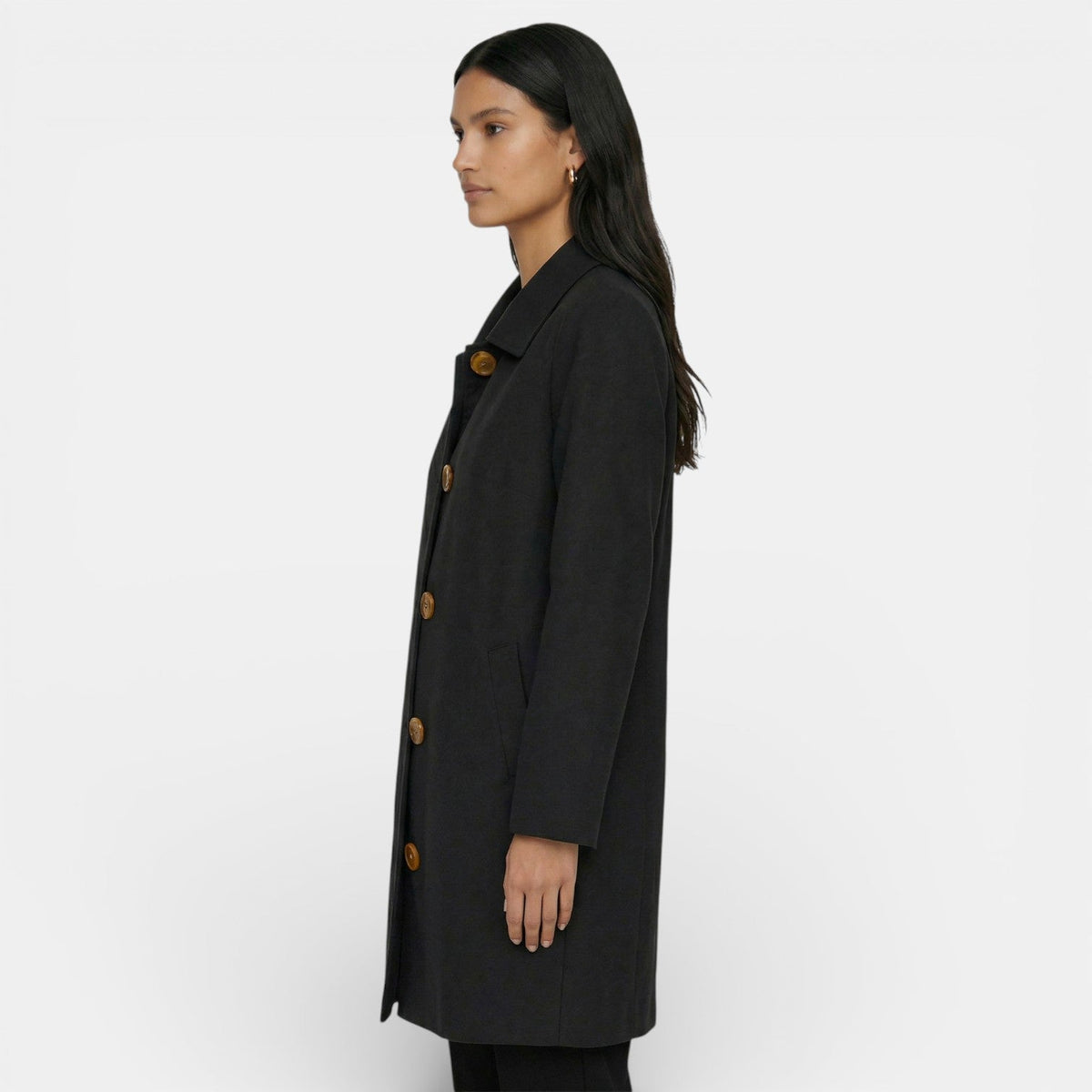 Trench midi femme léger imperméable mi-saison élégant