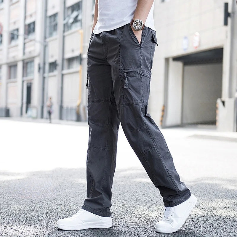Pantalon cargo homme coton bio stretch 4 voies fonctionnel