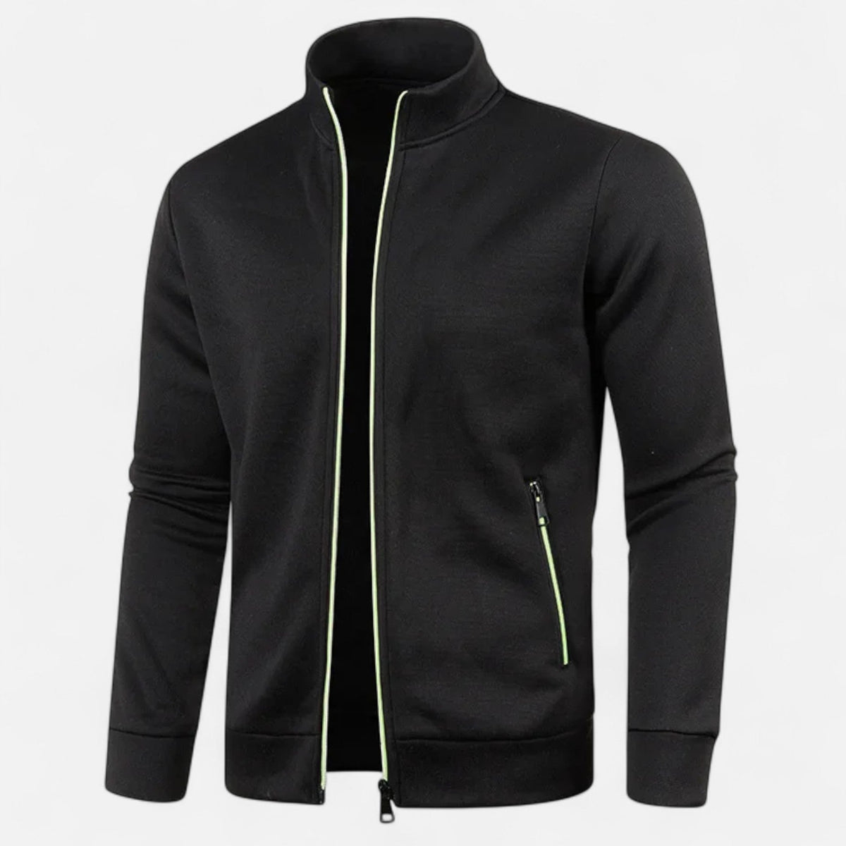 Cardigan zippé homme maille fine polyvalent automne hiver