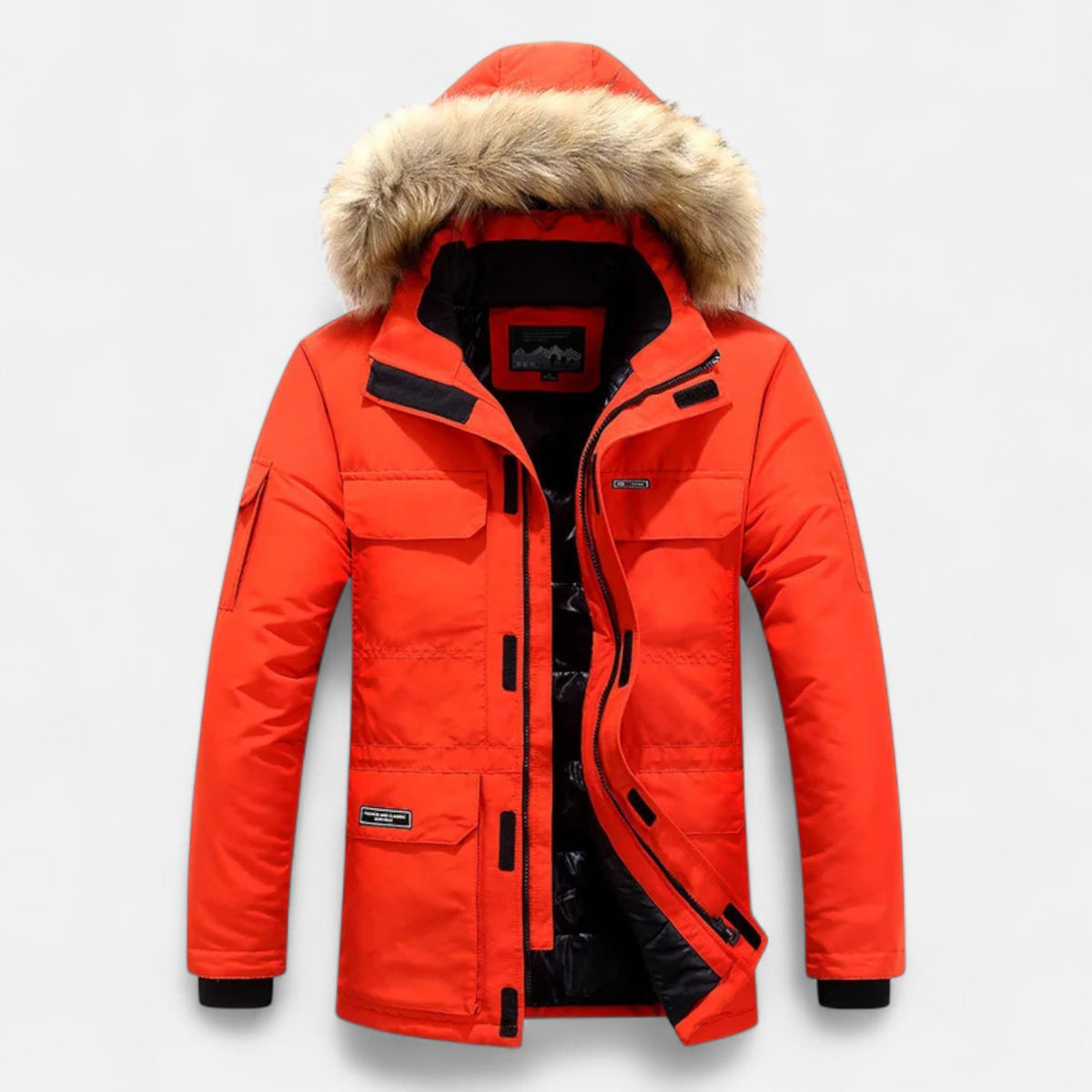 Parka homme duvet hiver capuche doublure polaire Ancienne Monde