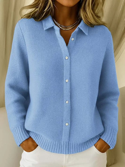 Cardigan da donna in maglia, comodo e oversize