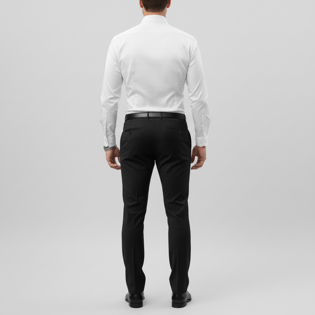 Camicia da uomo slim a maniche lunghe, curata e versatile