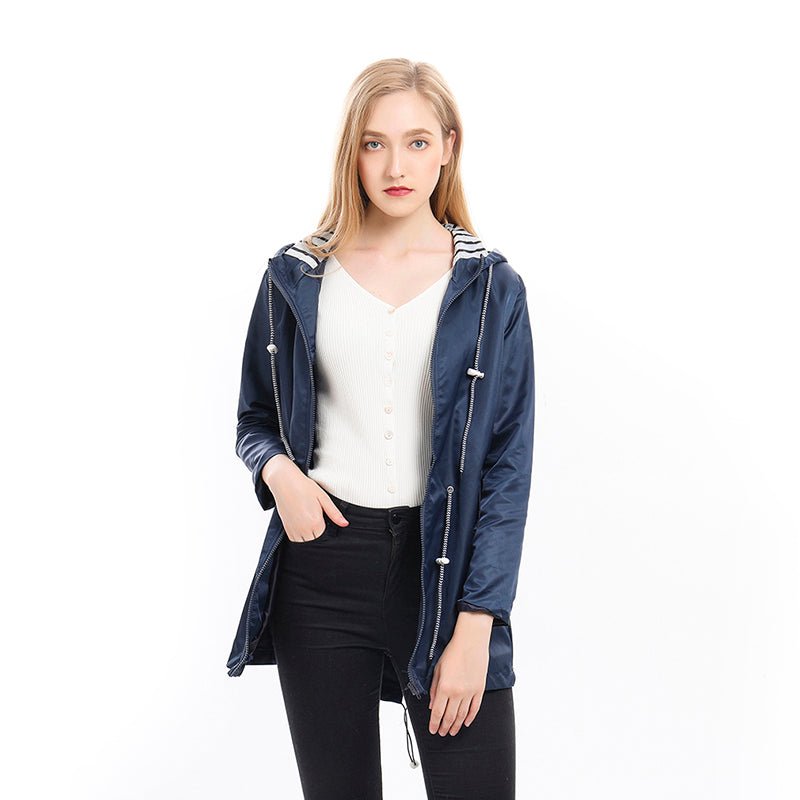 Imperméable femme coupe-vent léger élégant toutes saisons