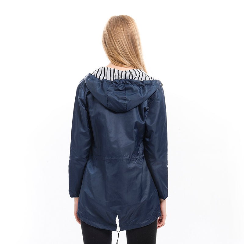 Imperméable femme coupe-vent léger élégant toutes saisons