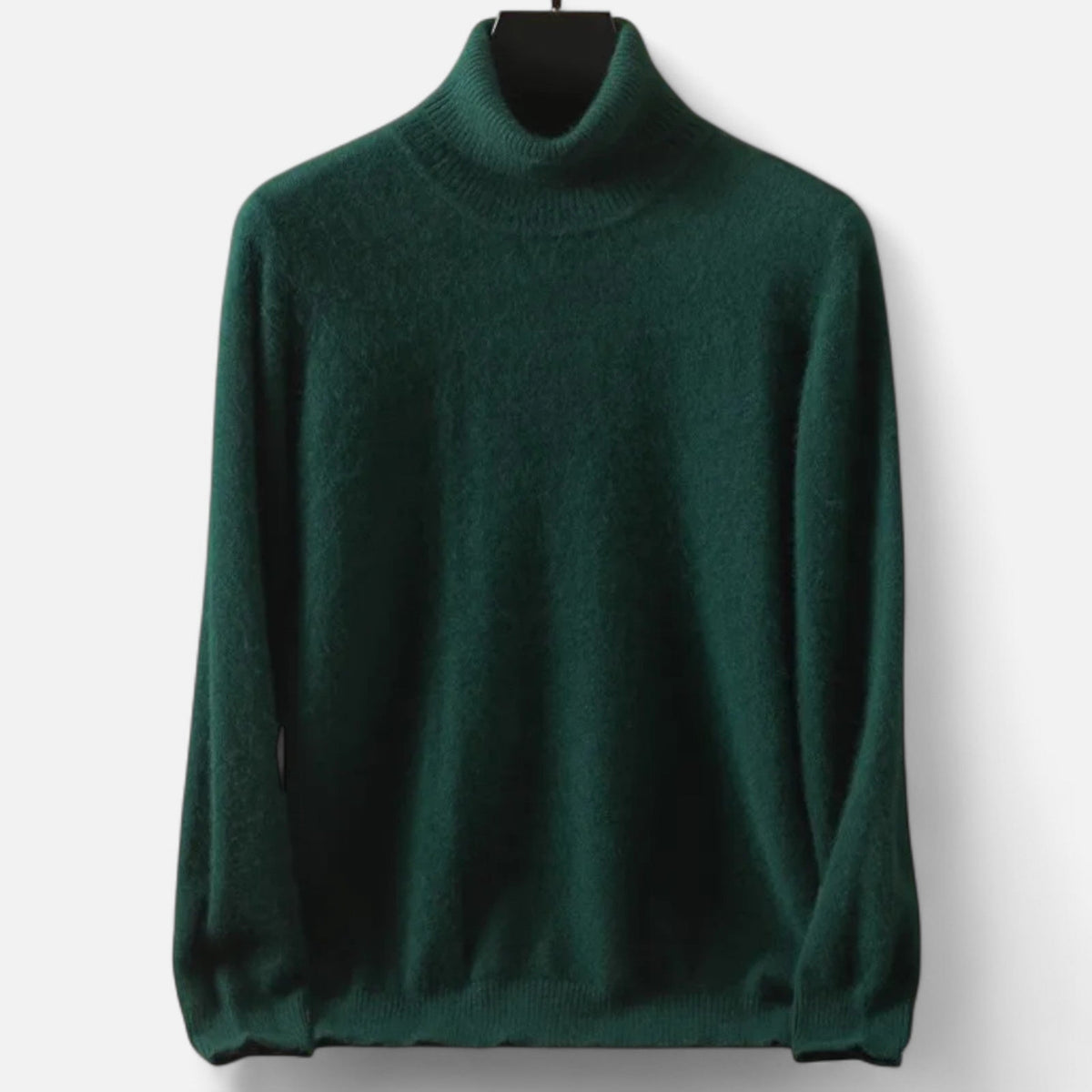Men’s classic cashmere crew-neck sweater, understated heirloom luxury