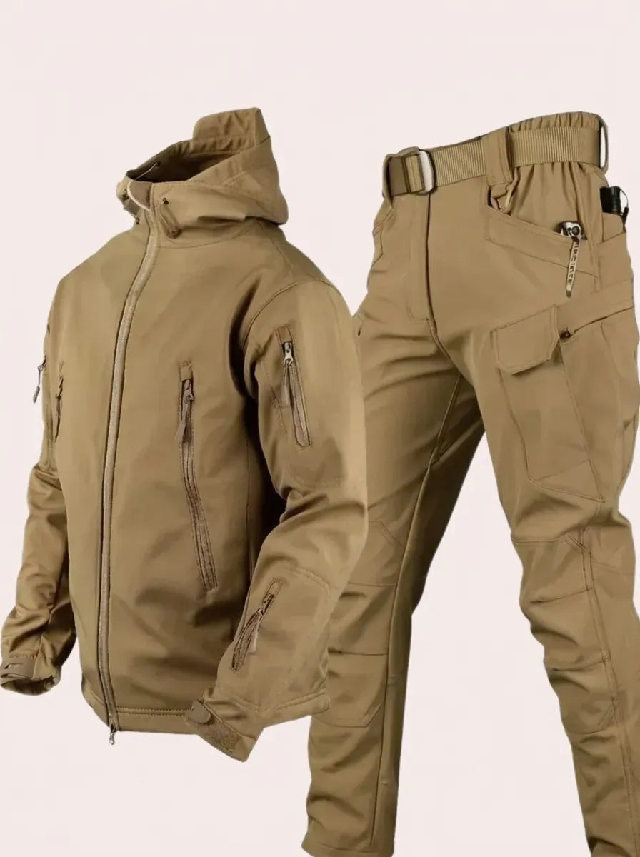 Ensemble homme veste et pantalon hiver chaud coordonné