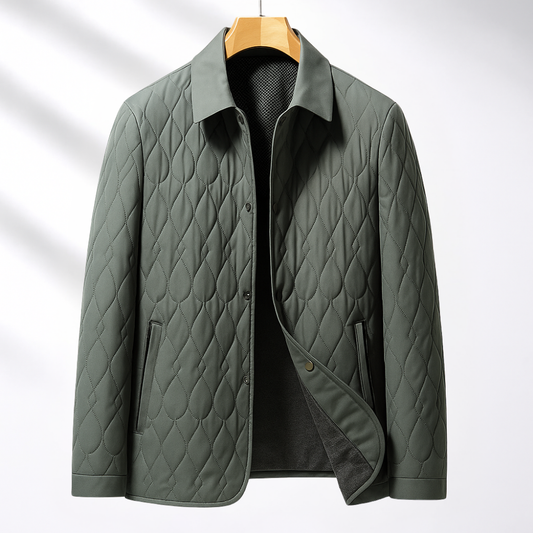 Veste matelassée homme coupe soignée isolation automne hiver