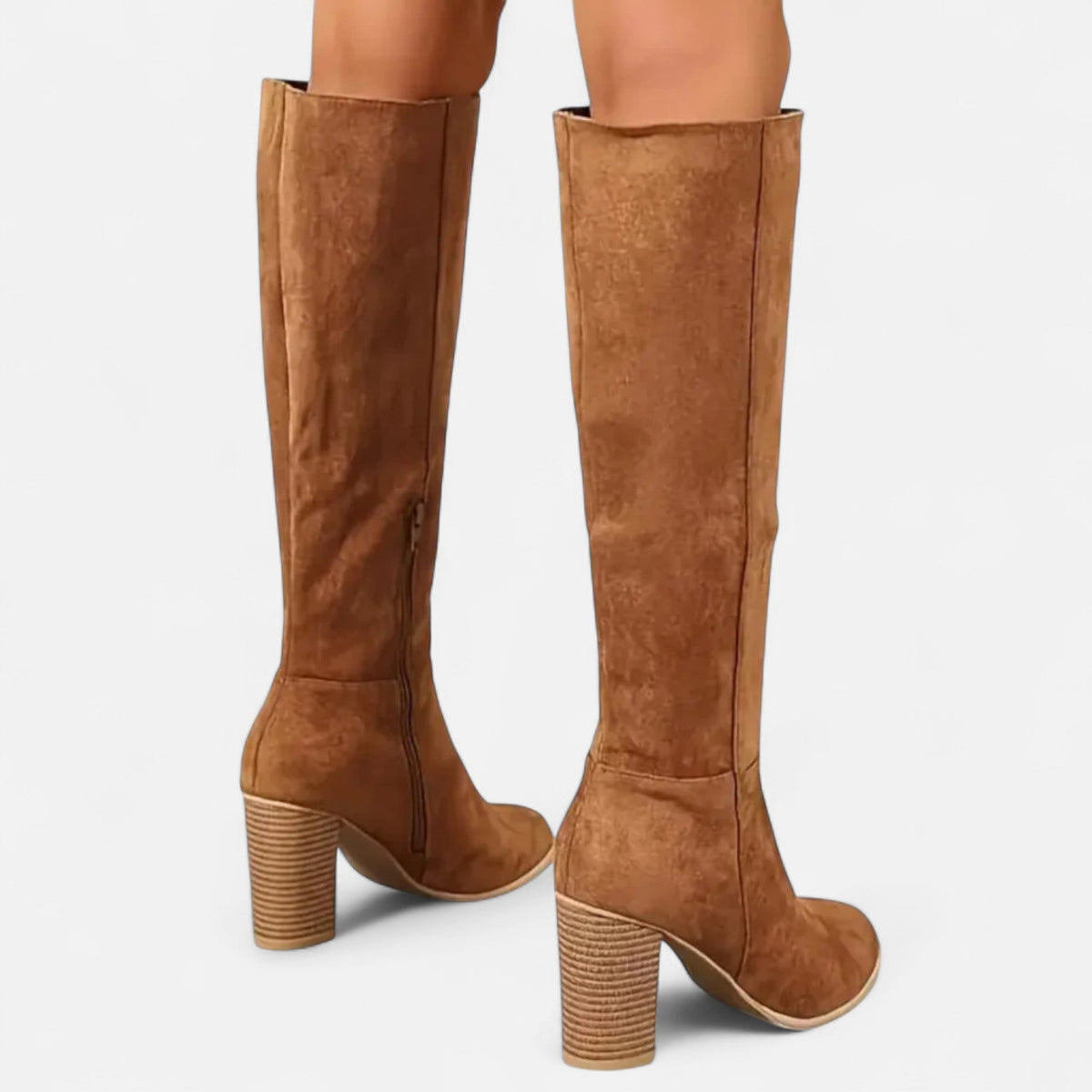 Bottes longues femme tige haute équestre maintien élégant