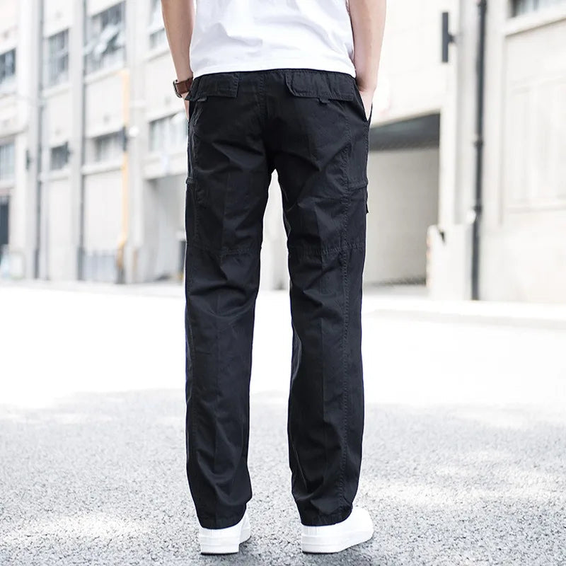 Pantalon cargo homme coton bio stretch 4 voies fonctionnel