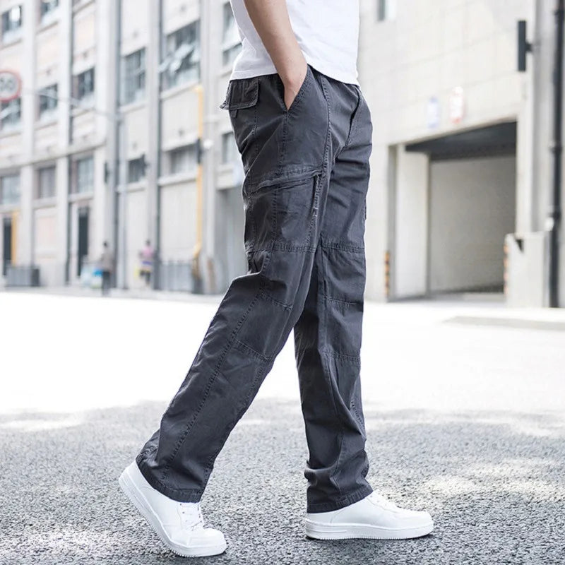 Pantalon cargo homme coton bio stretch 4 voies fonctionnel