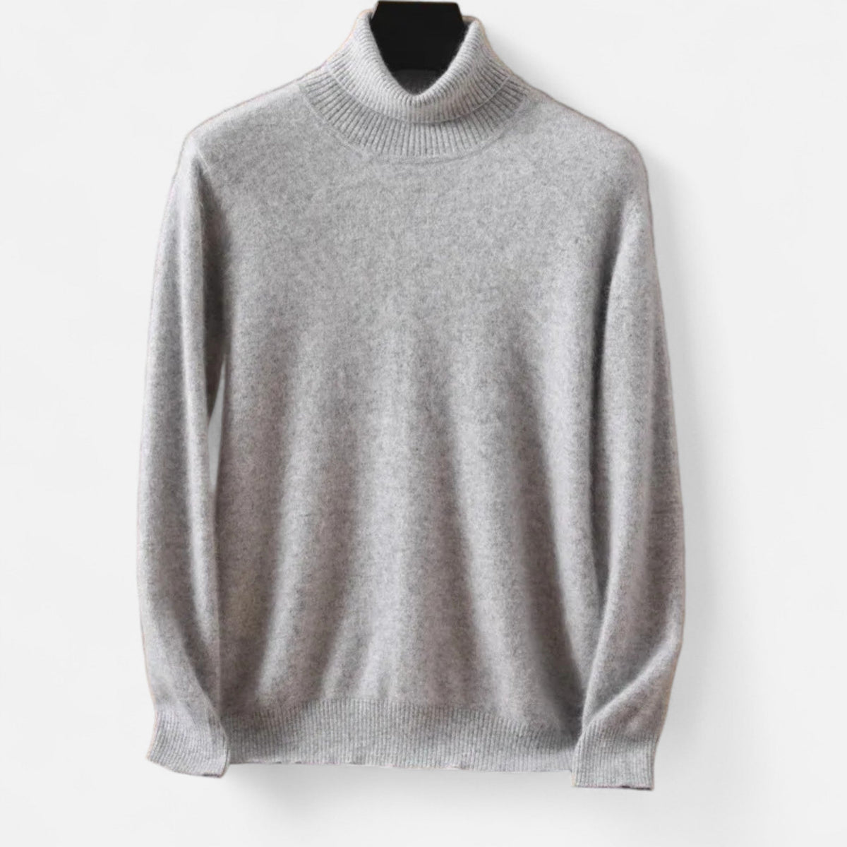Men’s classic cashmere crew-neck sweater, understated heirloom luxury