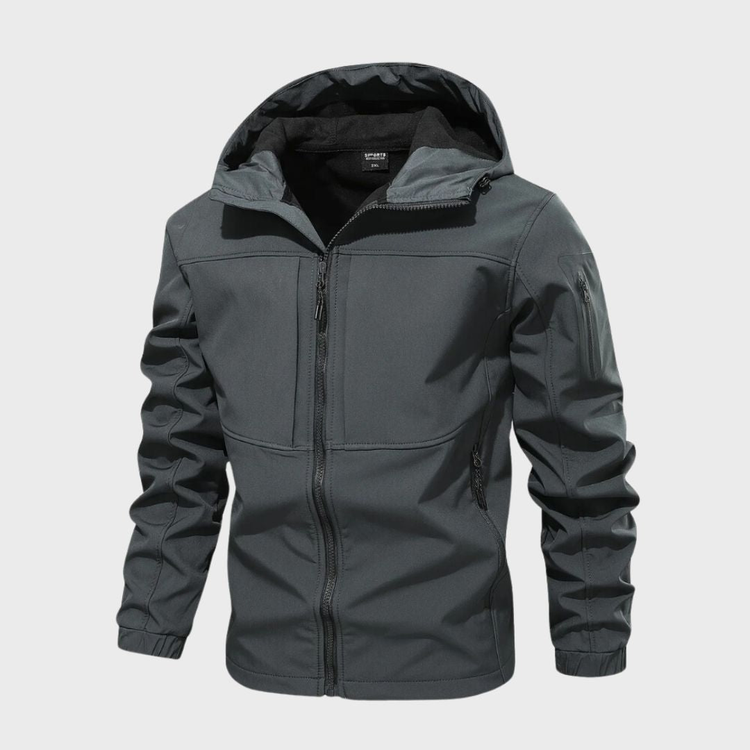 Veste softshell homme imperméable coupe-vent design urbain