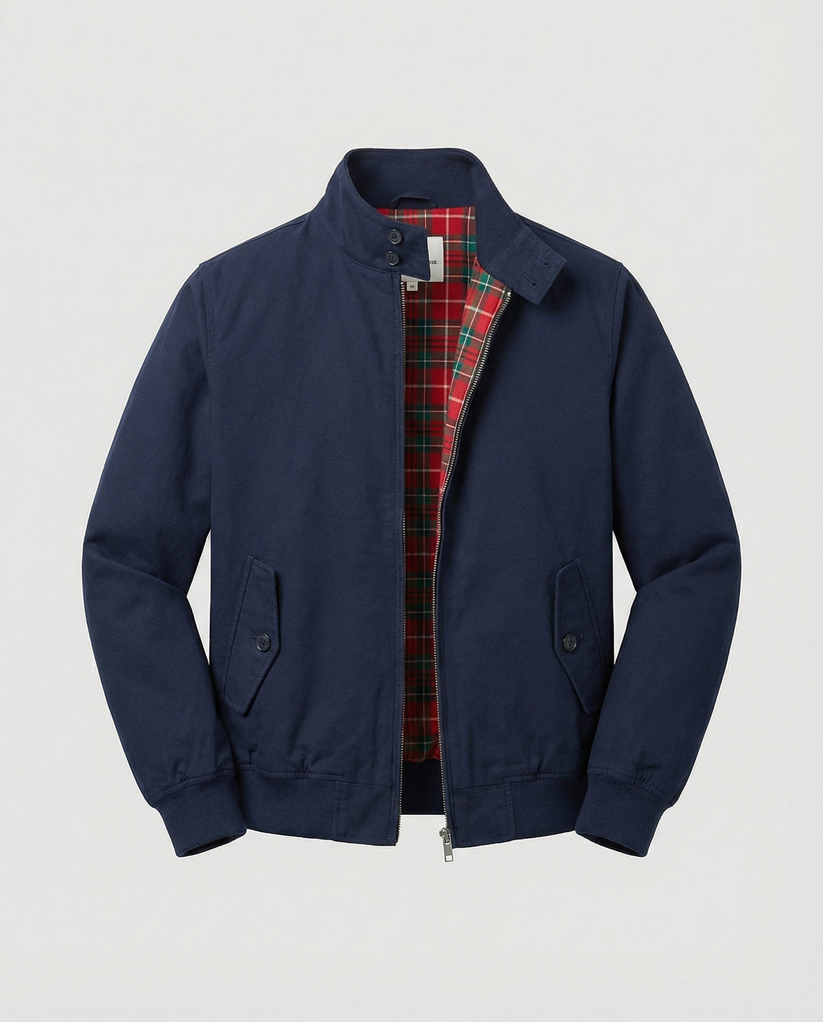 Veste Harrington homme coupe décontractée structurée classique