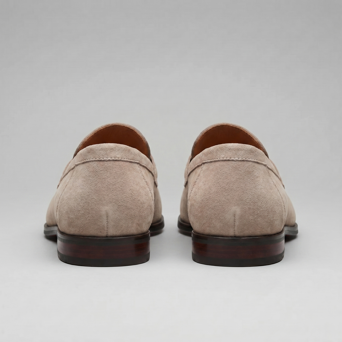 Mocassins homme daim penny smart casual bureau tendance